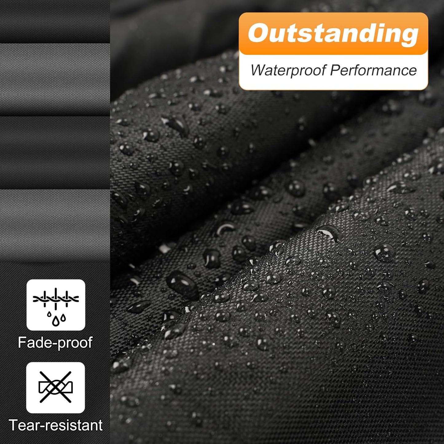 for Dodge Charger Car Cover Waterproof All Weather, 6 Layers Car Cover Waterproof All Weather 210D Windproof Fit for Dodge Charger 2006-2023