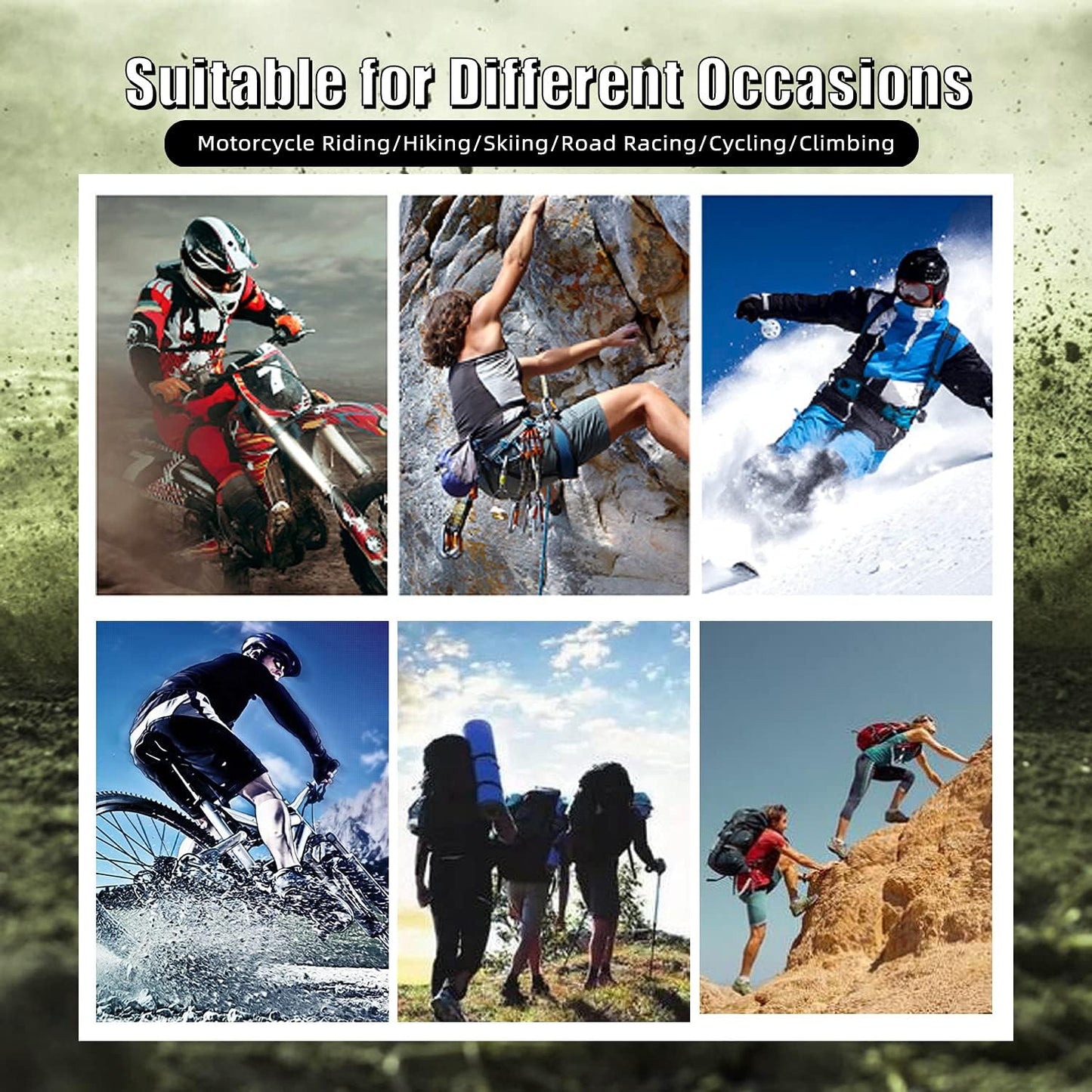 Motorcycle Gloves for Men and Women Full Finger Touchscreen Mountain Dirt Bike Gloves for Powersports BMX ATV MTB Driving Motocross Cycling Gloves(XL, Blue)