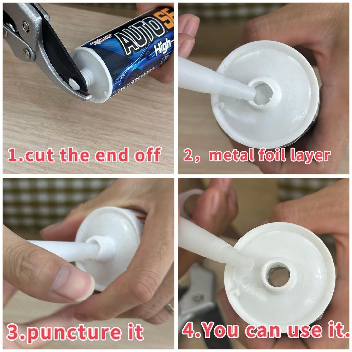 Seam Sealer Automotive-Professional Grade High Strength Waterproof Adhesive for Truck,Marine,Auto Body Repair, Rust & Leak Prevention-Quick Paintable Sealant for Metal,Plastic,RV Roof Sealant White