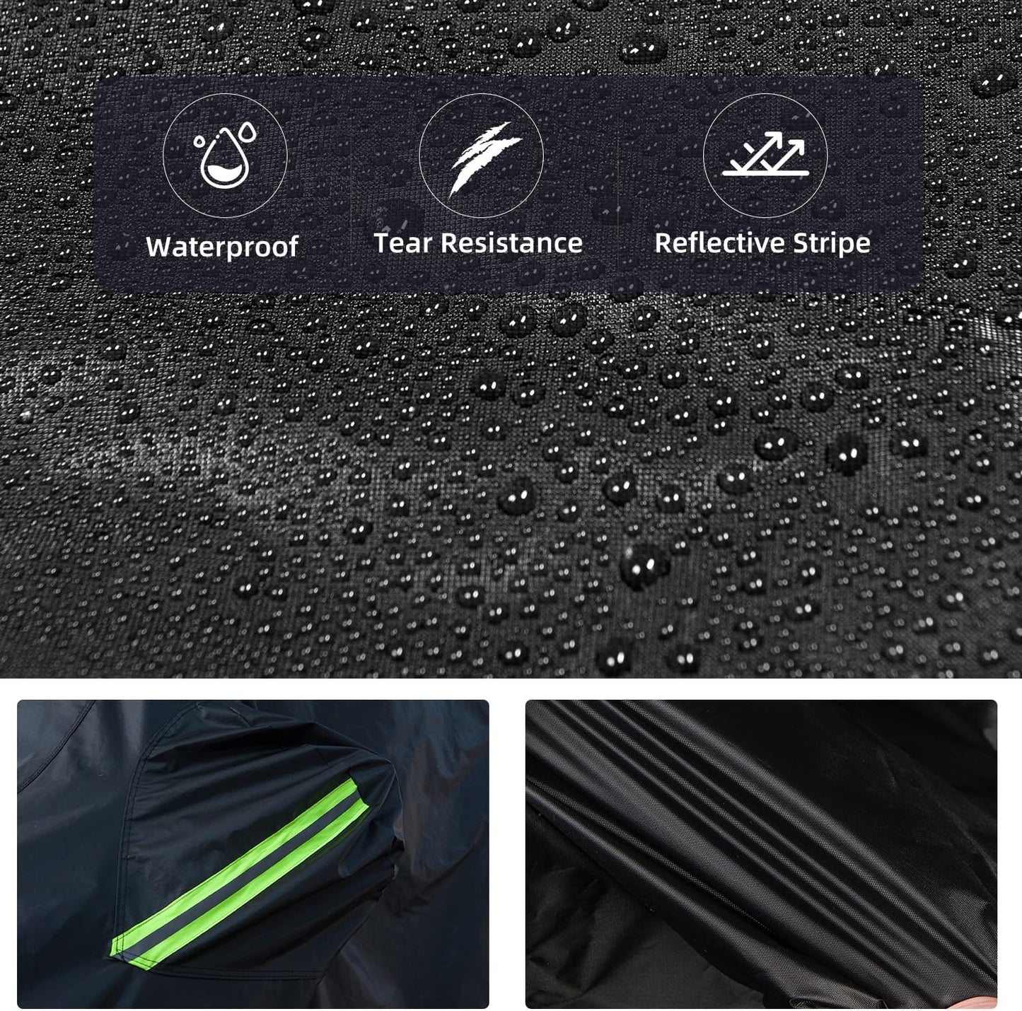 Car Cover Custom Fit for Honda Civic, Waterproof All Weather Full Exterior Sedan Cover Rain Snow UV Protection Cover with Door Zipper