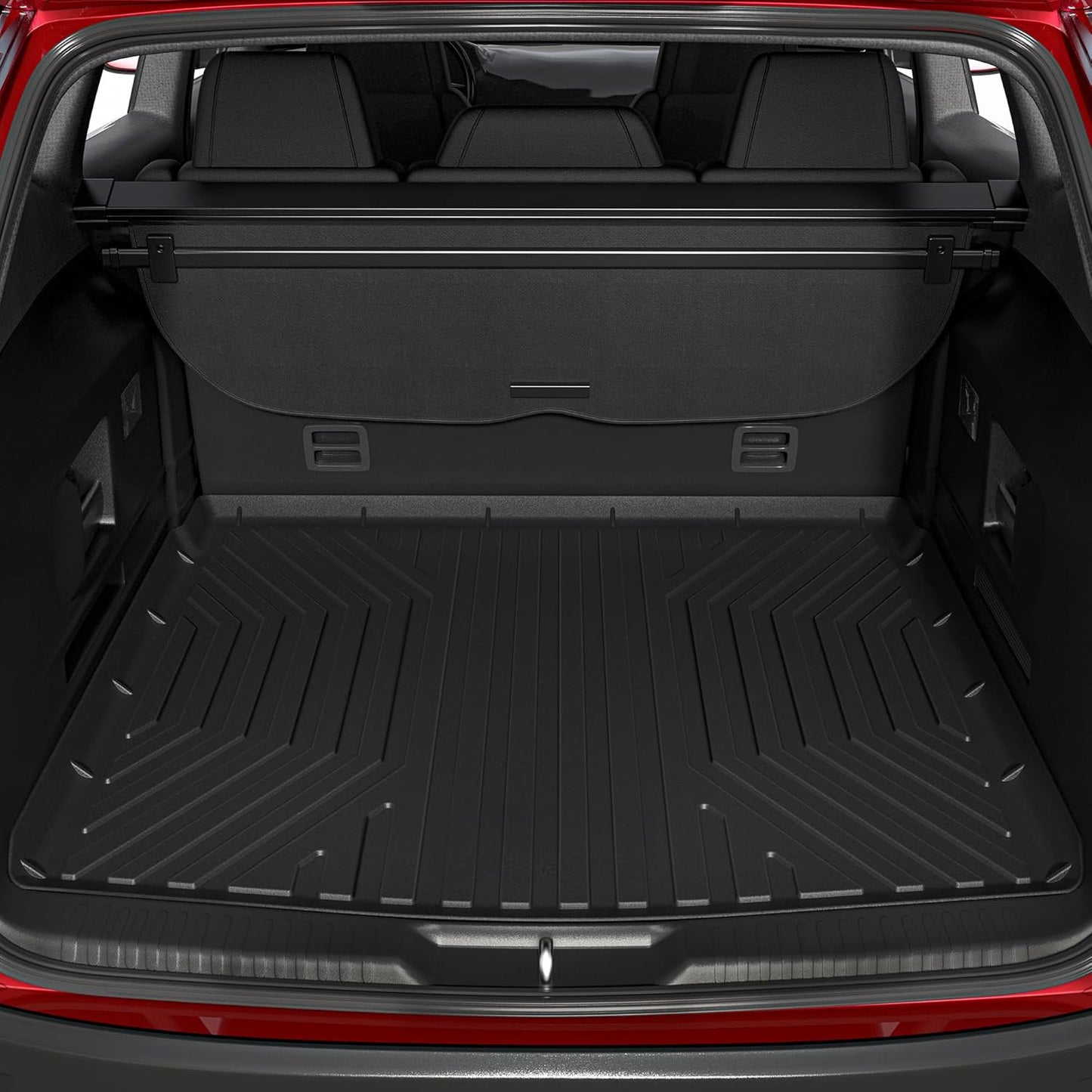 OEDRO Cargo Trunk Liner Fit for 2010-2017 Chevrolet Equinox/GMC Terrain, All Weather Custom Fit Anti-Slip Cargo Mat, Black