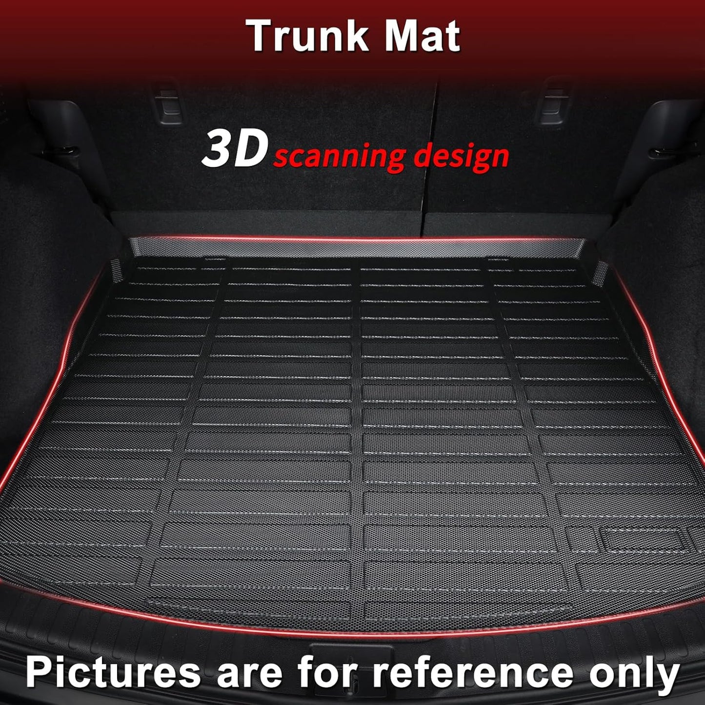 All Weather Floor Mats and Cargo Liners Set Fit for Camry 2007 2008 2009 2010 2011 TPE Car Mats Waterproof Anti-Slip Rubber Trunk Liners Camry Accessories