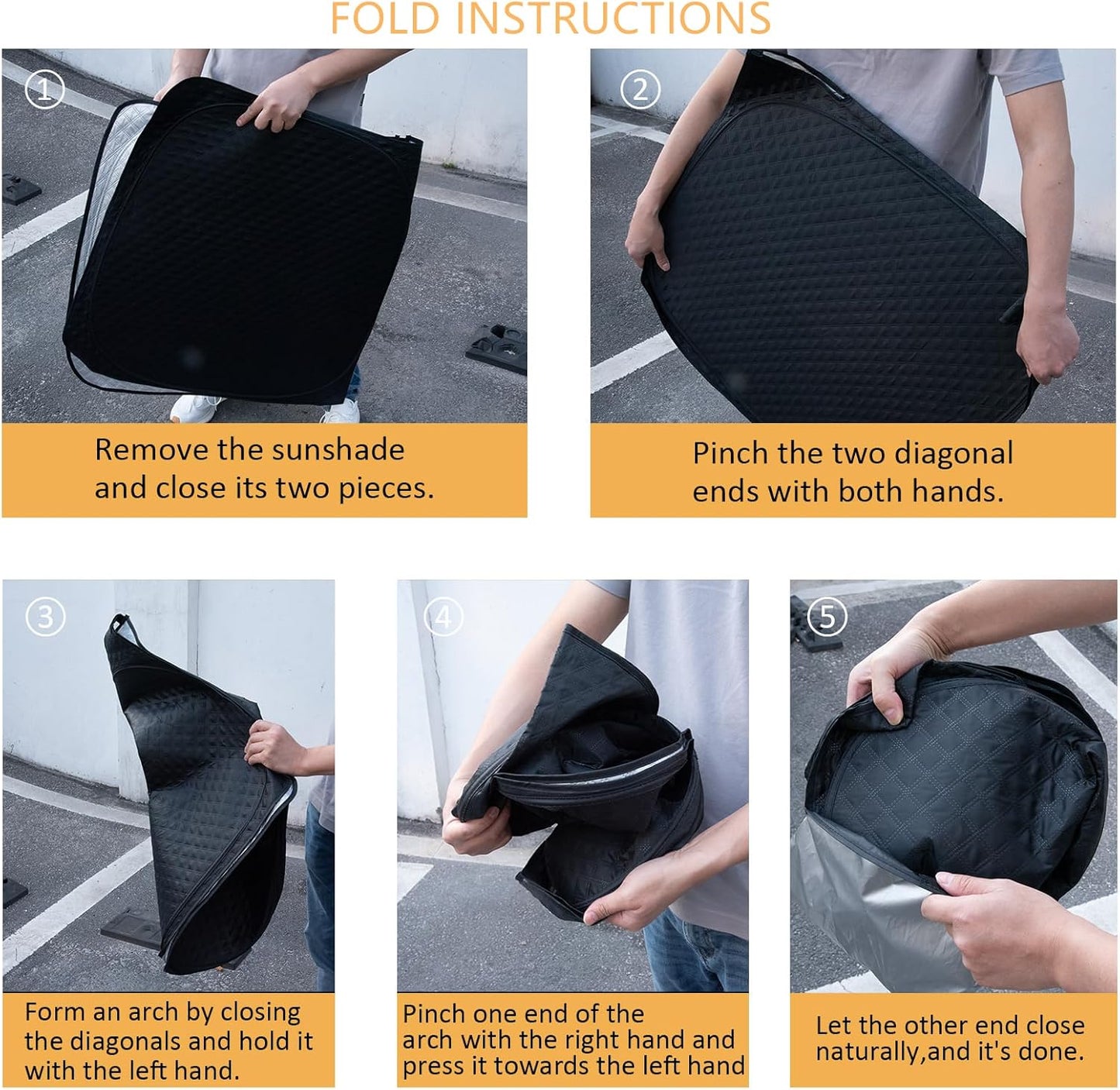 Car Windshield Sun Shade 5 Layers Thick for Volkswagen Atlas 2018-2024 2025 - Front Window Sunshade Sun Visor Accessories - Protector for VW Atlas Vehicle Reflect UV Sun and Heat