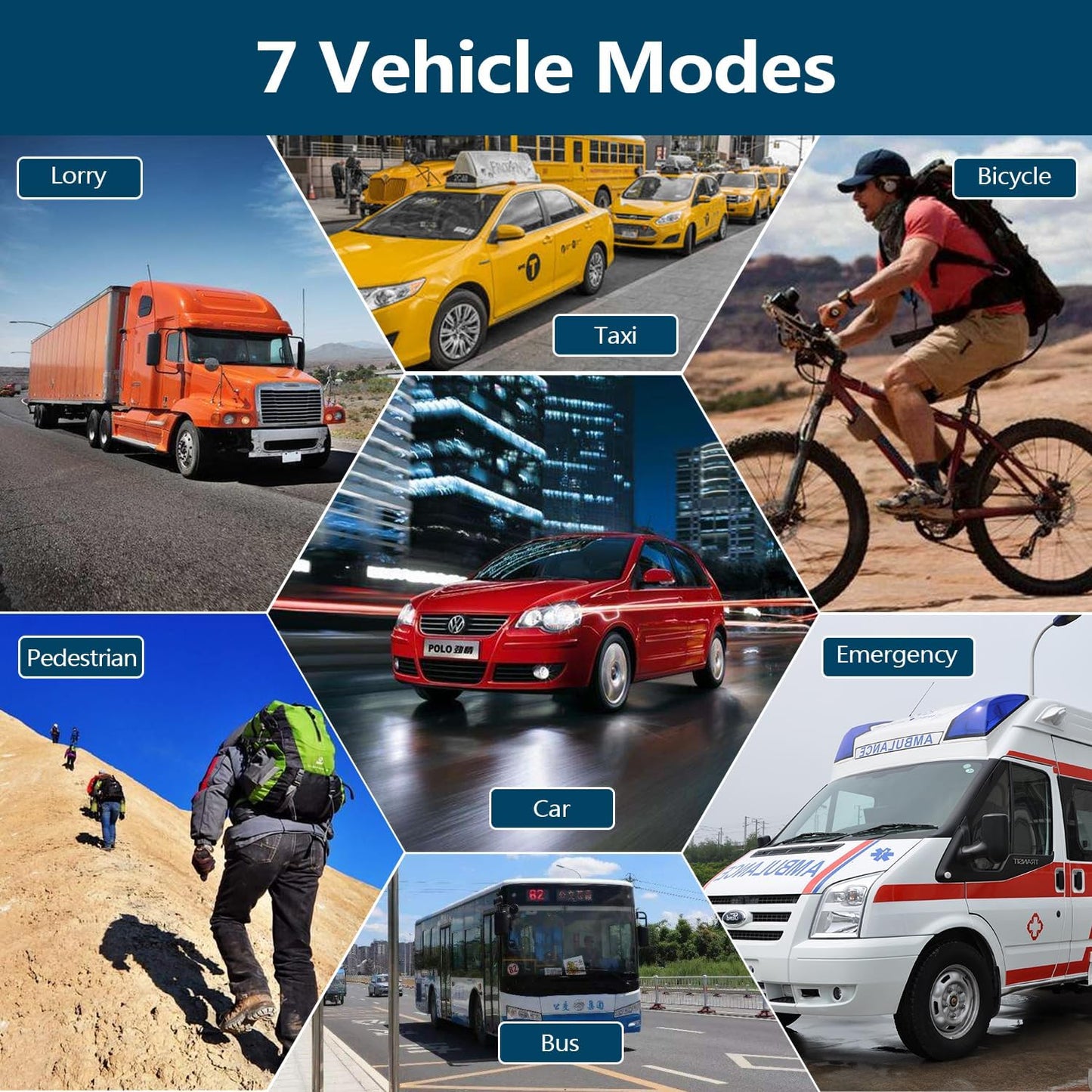 GPS Navigator for Car Truck RV, 9 inch Touch Screen Latest 2025 Map, Real Voice Spoken Turn-by-Turn Direction Reminding Navigation System for Cars, Vehicle GPS with Speed and Red Light Warning, FM