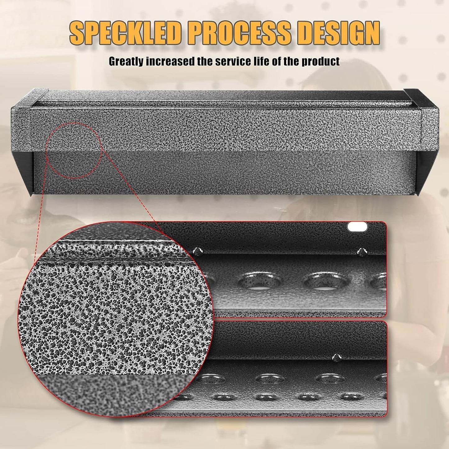 Screwdriver Organizer，Metal Screwdriver Organizers, Hammer Rack，Pliers Organizer, Wall Mounted Tool Organizers for Workshop，Set of 3 Tool Holder Organizer for Workbench