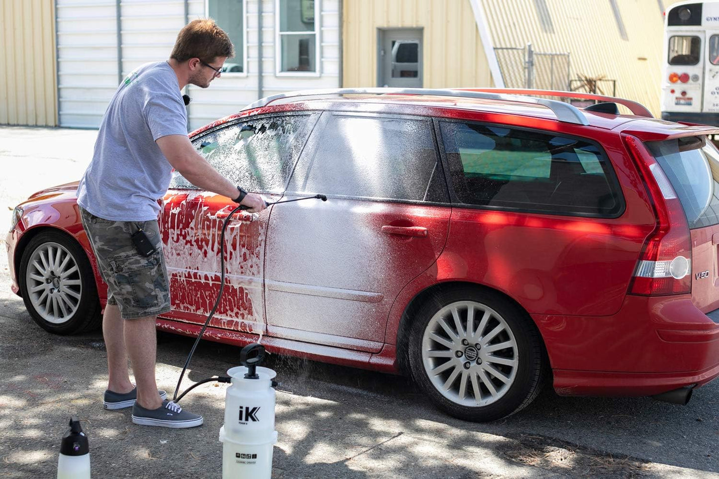 P&S Professional Detail Products Pearl Auto Shampoo – High-Foaming, pH-Balanced Car Wash Soap, Biodegradable, Safe for All Finishes, Lemon Scent, Foam Cannon & Bucket Wash - 1 Gallon