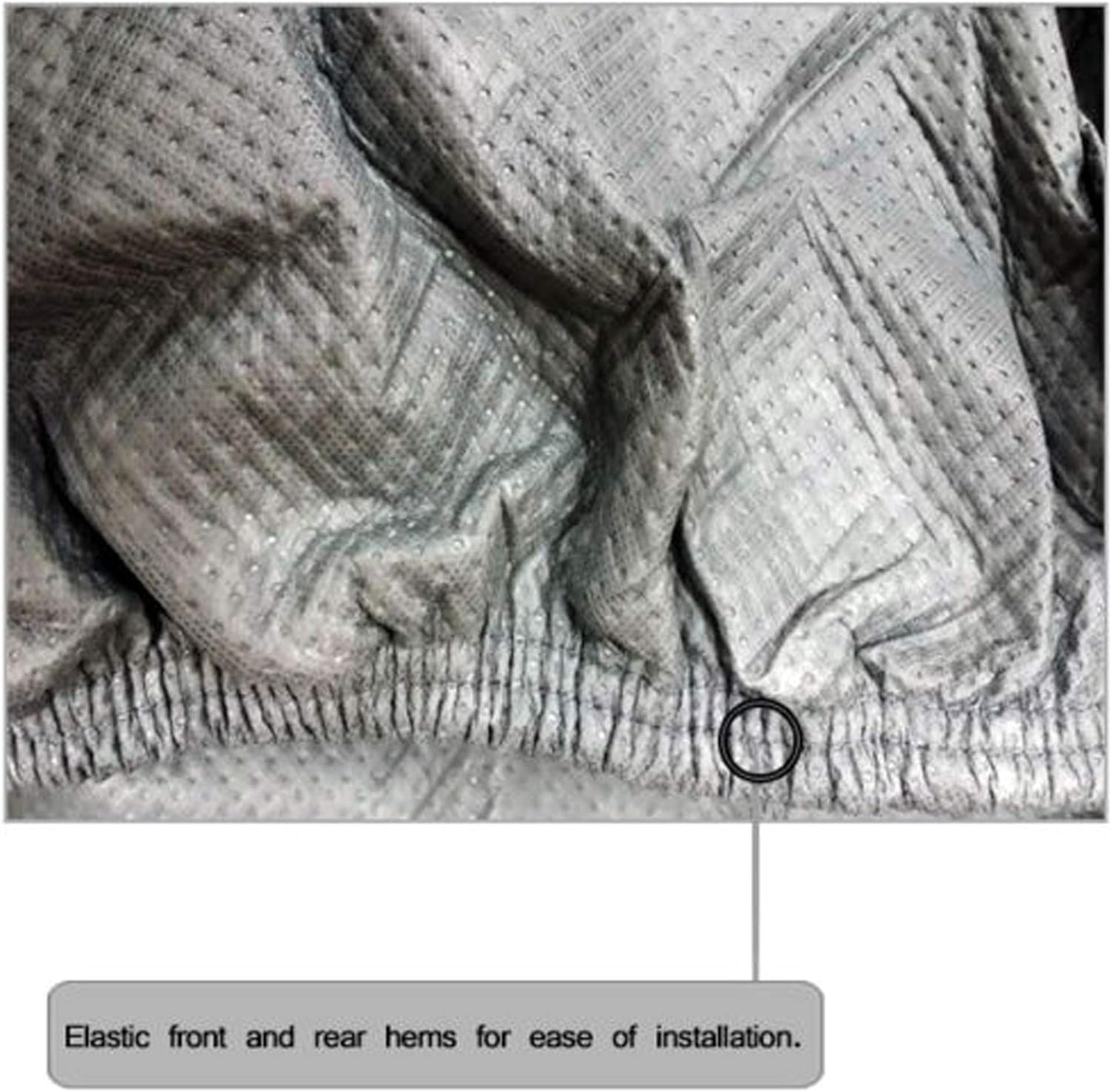 5 Layer Car Cover for Cadillac Series 60 Special Fleetwood 1941-1947, Semi Custom Fit Full Coverage Pollution, Dust, Sun, Snow, Rain, Hail All Weather Protection, Breathable