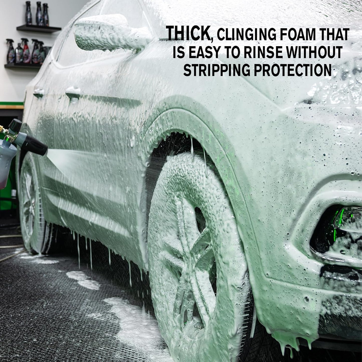 Turtle Wax 54320 Hybrid Solutions Slick-N-Slide Pure Wash, pH Neutral, Extreme Foaming Car Wash Soap, Hand Wash or Foam Cannon Application, Clay Bar Lubricant, Spot Free Clean, 64 oz. (Pack of 1)