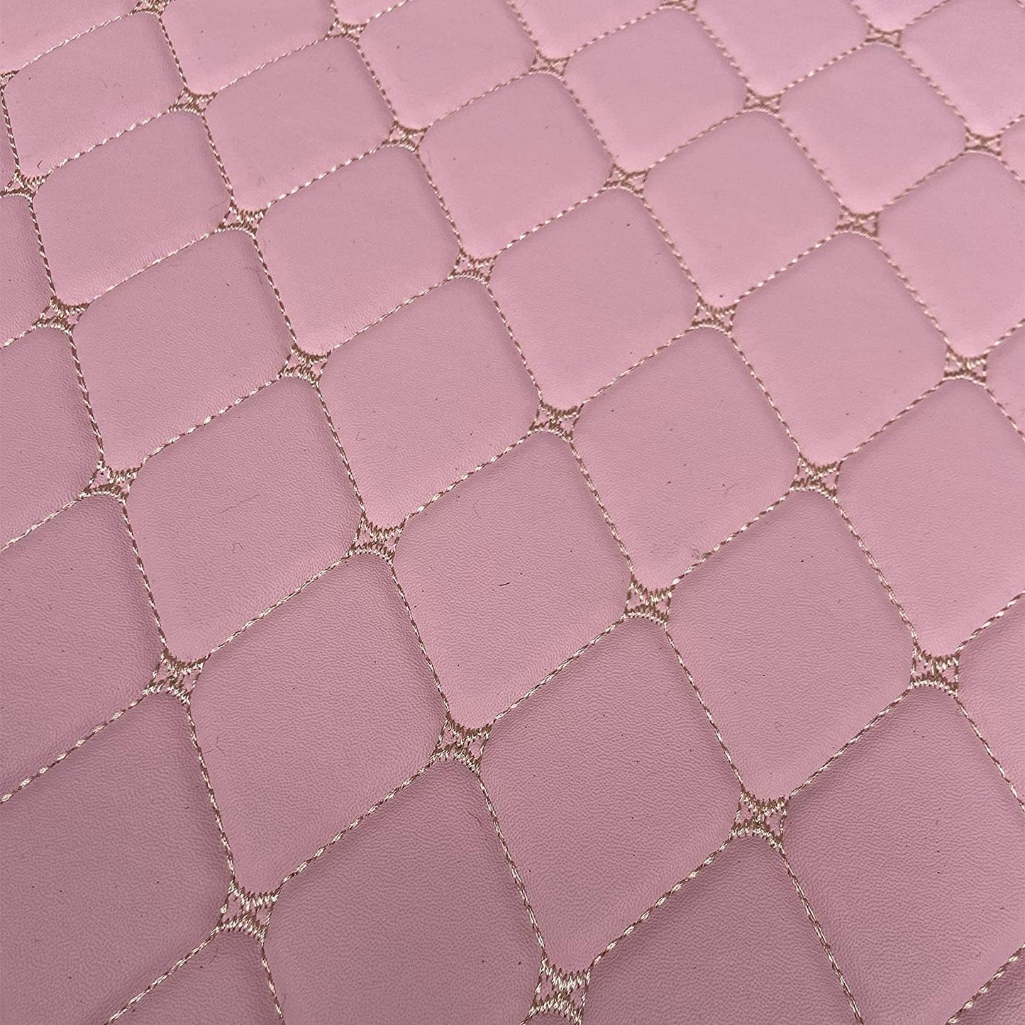 Custom All-Weather Protection Luxury Leather Floor Mats for Cars SUVs Trucks According Anti-Slip Leather Floor mats ﻿ (12,Pink)