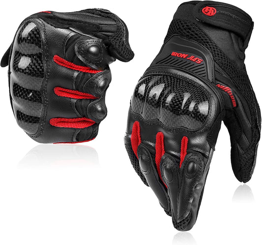 Motorcycle Gloves Touch Screen for Men Women Padding Hard Knuckle Cycling Motorbike ATV Hiking Riding Climbing Glove