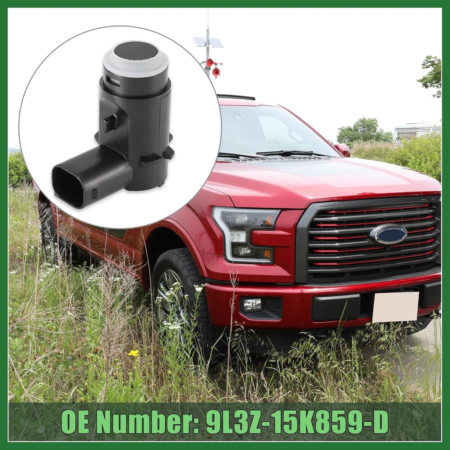 Motoforti Car Bumper Reverse Parking Assist Sensor for Ford F-150 2009-2014 for Lincoln Mark LT 2010 9L3Z-15K859-D Long-Lasting