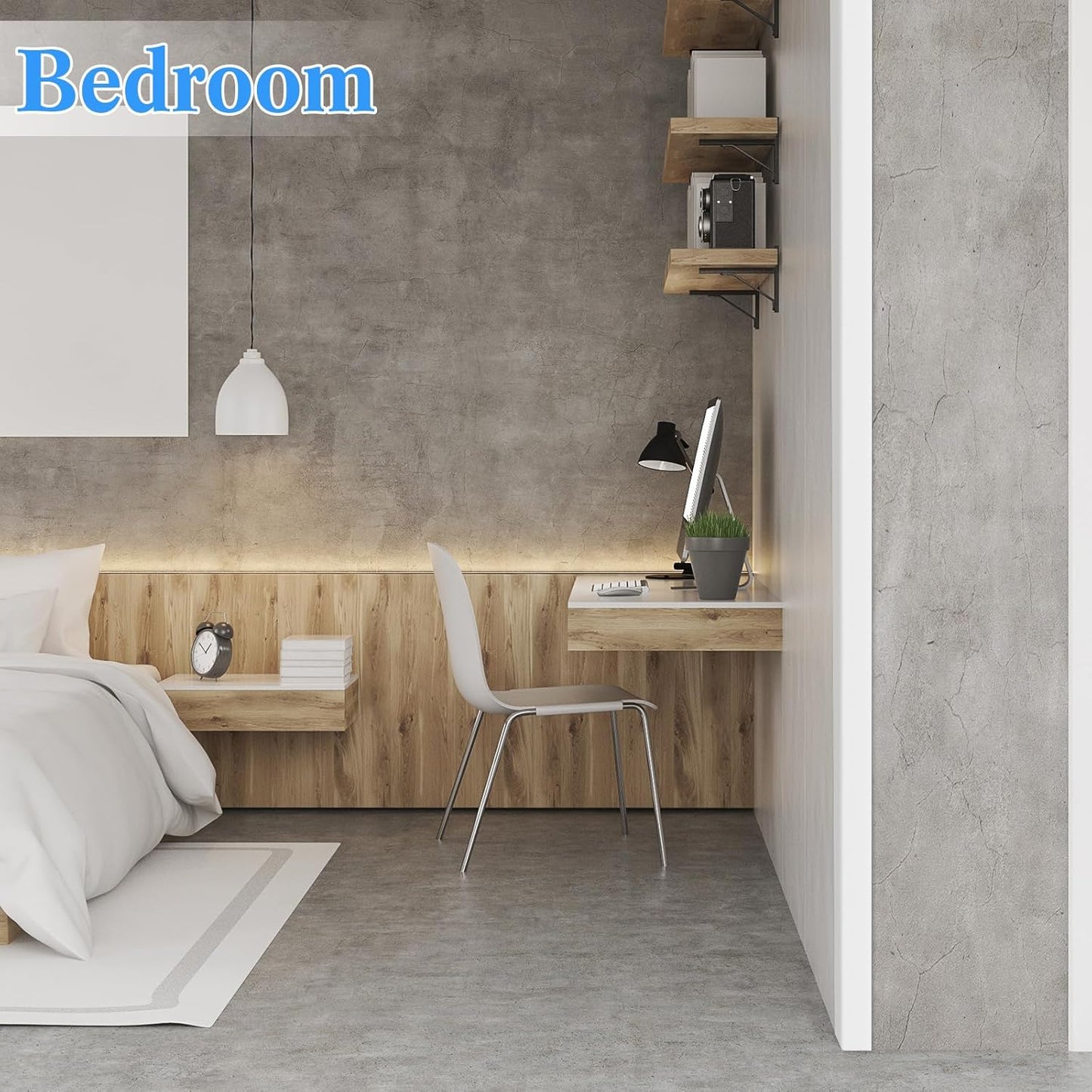 Sasylvia 20 Pcs Wall Corner Protector Guards, 1-1/8 x 48 Inches Self Adhesive Vinyl Corner Trim Molding, Avoid Scratching Scuffs, Ease Install & Cleaning for Door Countertop Furniture Protection