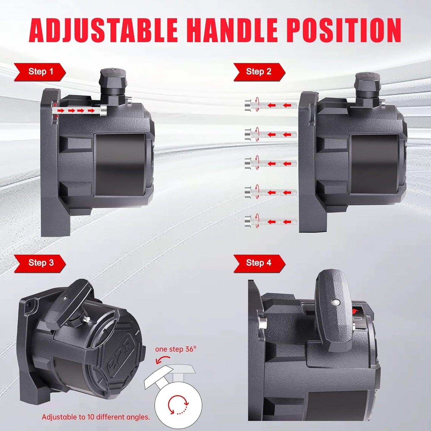 OPENROAD 12000 lb Recovery Winch with Synthetic Rope and 2 Wireless Remotes - IP68 Waterproof 12V Electric Winch for Jeep, SUV, Truck & Trailer - Panther Series 3S