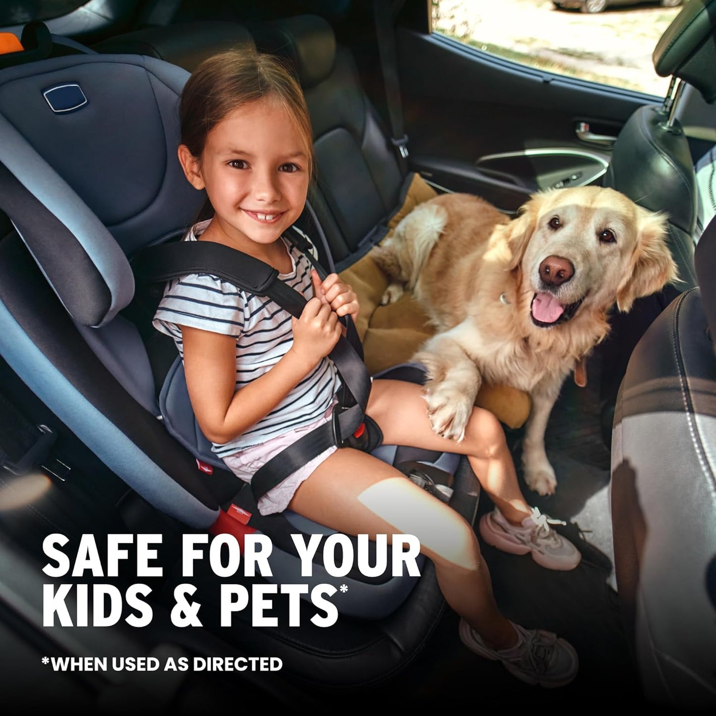 Seat & Carpet Instant Cleaner - Stain Remover Spray for Automotive Fabric Seats and Carpets, Grapefruit Scent, 16oz