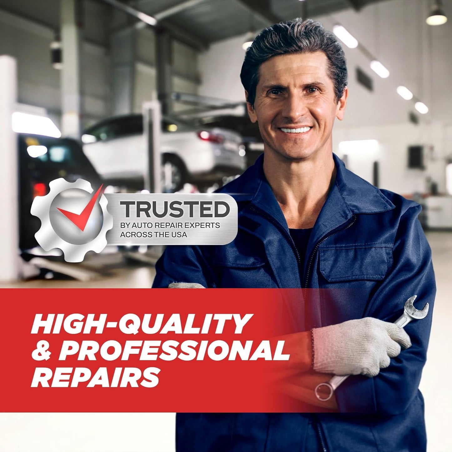 Polyurethane Windshield Adhesive - Quick Curing & Weather Resistant Auto Glass Adhesive, Vertical & Overhead Application, Windshield Repair Kit with Gloves, Applicator Tip & Cartridge - 310ml Black