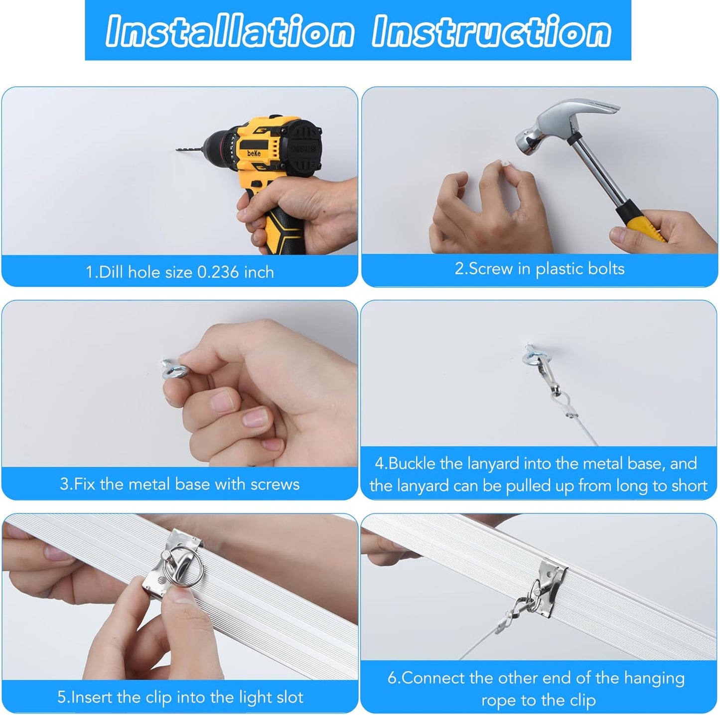 T8 LED Shop Lights 4FT, 4 Pack 60W 9600LM 6000K Daylight White, Linkable Lighting, Plug & Play Energy-Saving, Work Lights Ceiling LED for Garage Warehouse Basement (V4-4)