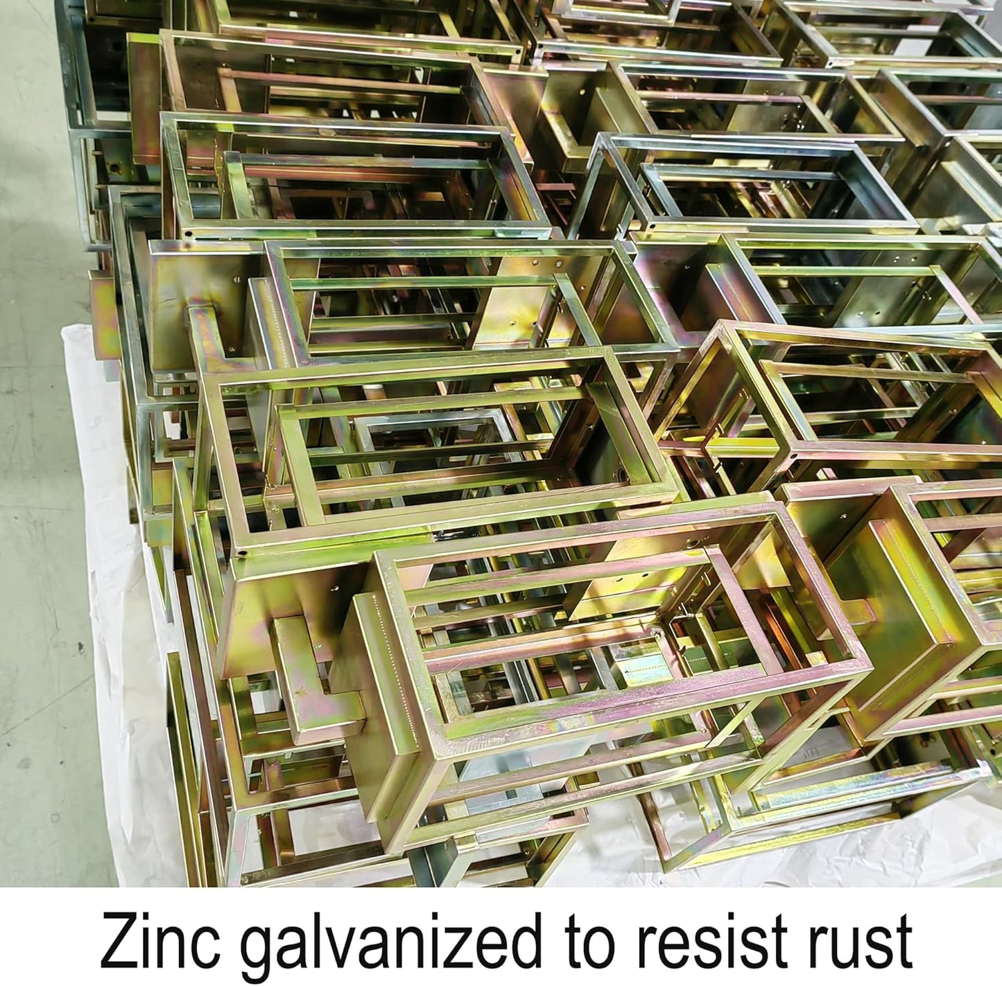 14" Outdoor Wall Light Fixtures Waterproofed Exterior Lantern W/Sturdy Rectangular Double Cage In Satin Black&Clear Tempered Glass,Sconce Mounted For House Patio,Front door,Porch,Garage Lighting 2Pack