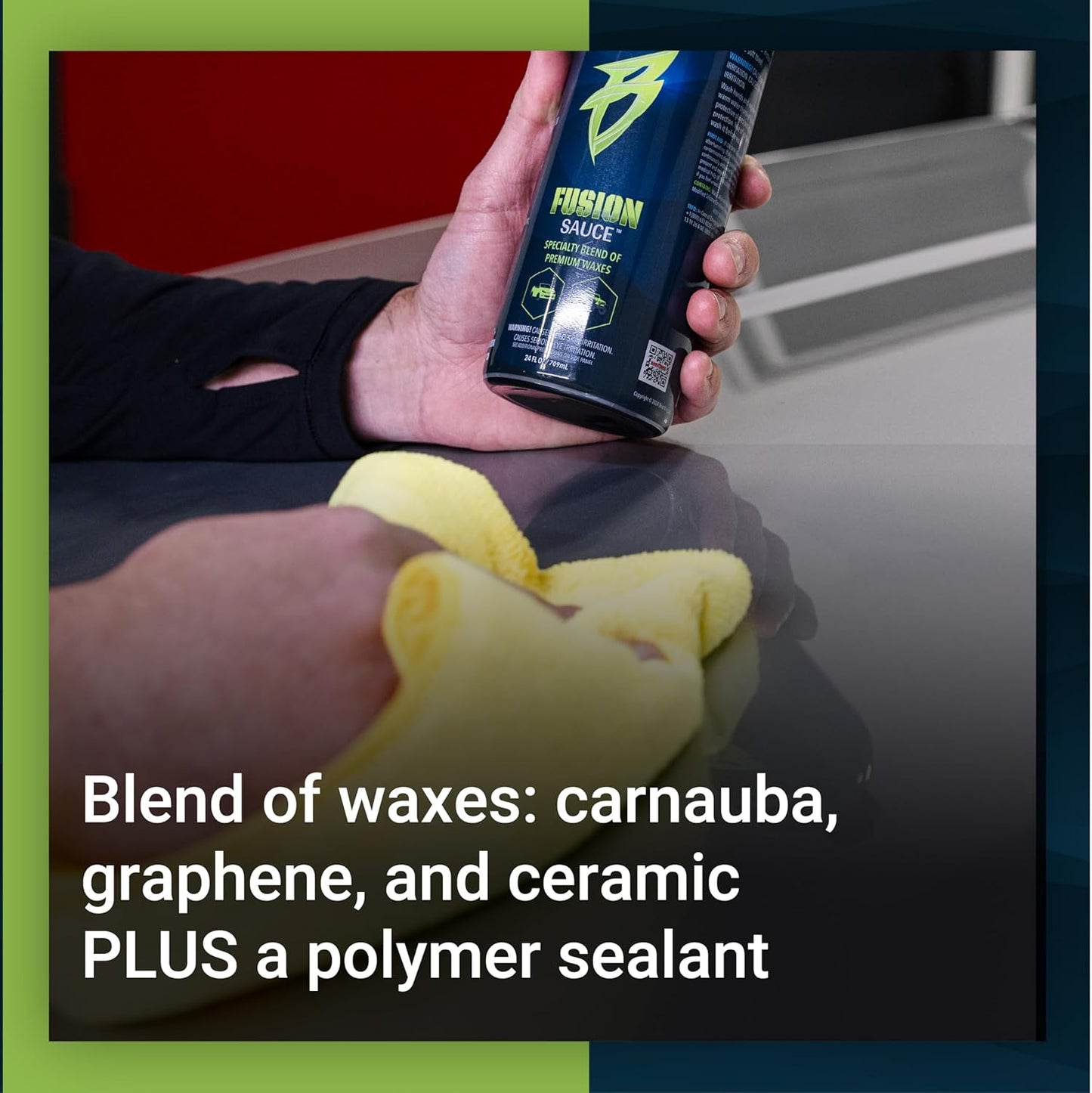 Platinum Fusion Sauce, Graphene & Ceramic Car Wax Blend for Maximum Gloss & Shine, 24oz.
