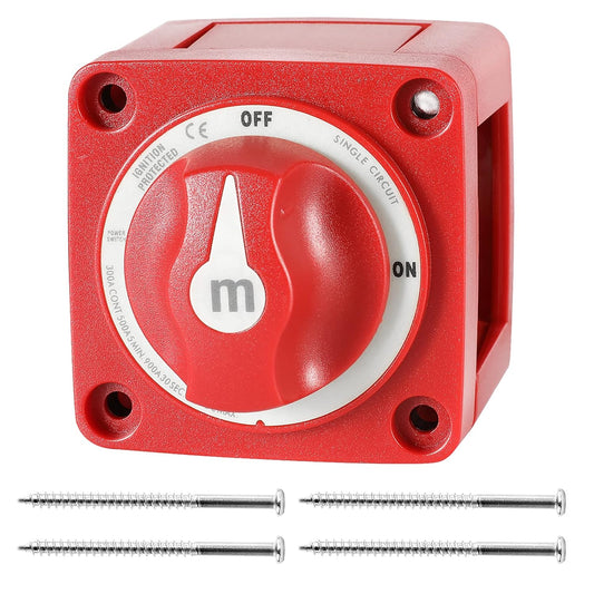 M Series Battery Switch, Huazu 300A Marine Battery Cut Off Switch for Car Vehicle RV Trailer