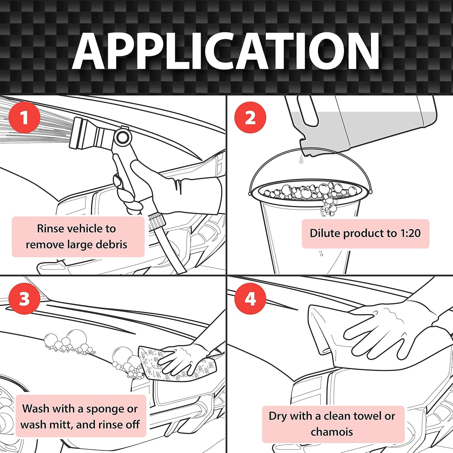 Malco Ultra Violet Premium Wash'n Wax – Best 2-in-1 Car Wash and Wax/Cleans and Provides A Durable, High-Gloss Shine in One Fast and Easy Step / 64Oz. (107164)