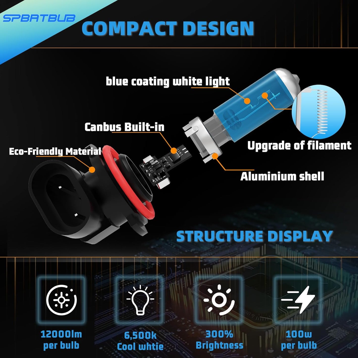 headlight bulbs compatible with Chevy Silverado 1500 2007-2021; Chevrolet Silverado 2500 2008-2018 Lights, 9005/HB3/H10 High Beam + H11/H8/H9 Low Beams, Pack of 4