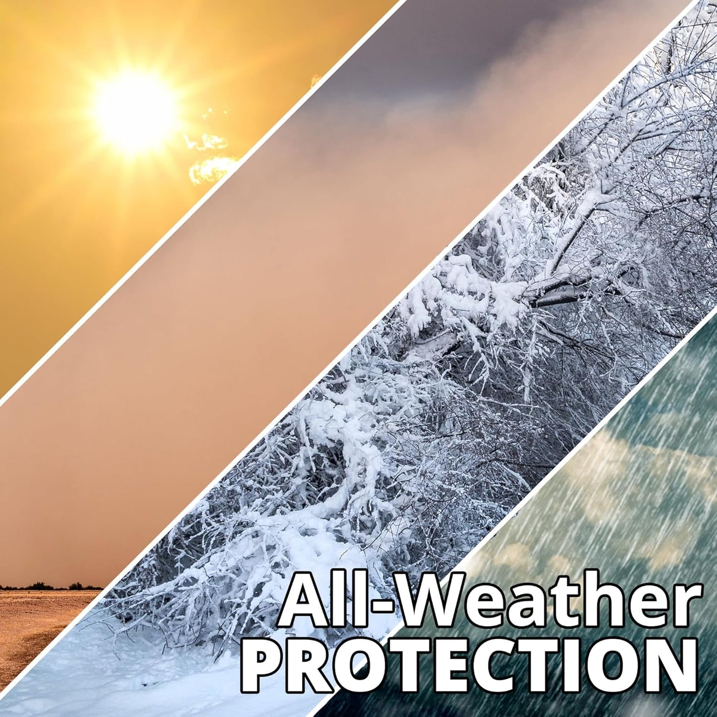 Car Covers Weatherproof Max Truck Cover & Warranty Compatible with Ford 2022-2024 F-350 Crew Cab, 6.75' & Shell– Outdoor Cover, Prevents Theft with Cable Lock