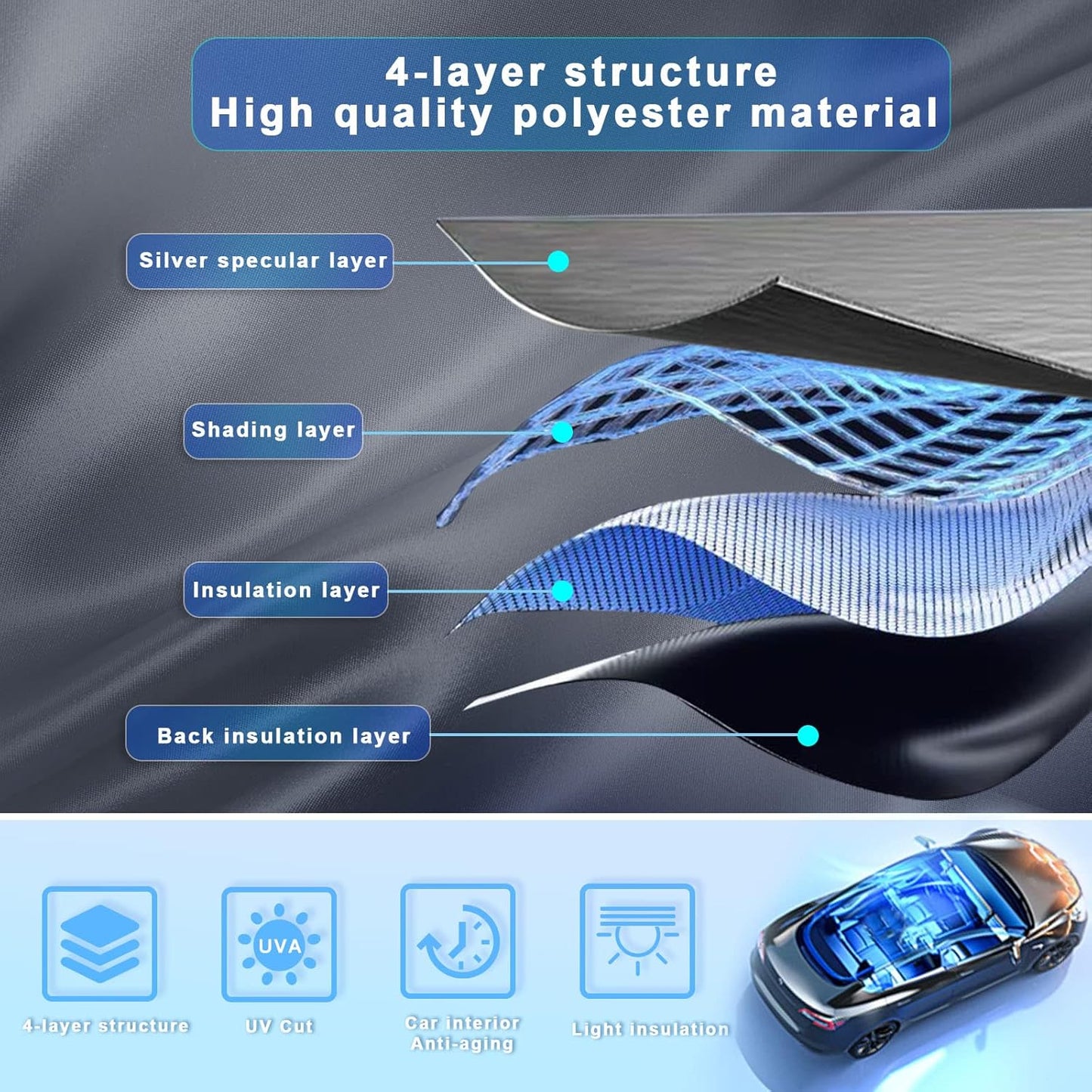 SXCY 2023 2024 2025 Pilot Windshield Sunshade 2019-2025 Honda Pilot LX, Sport, EX-L, TrailSport, Touring Elite Accessories Sun shade Windshield for 2024 Pilot Foldable Sunshade for 2025 Pilot Sunshade