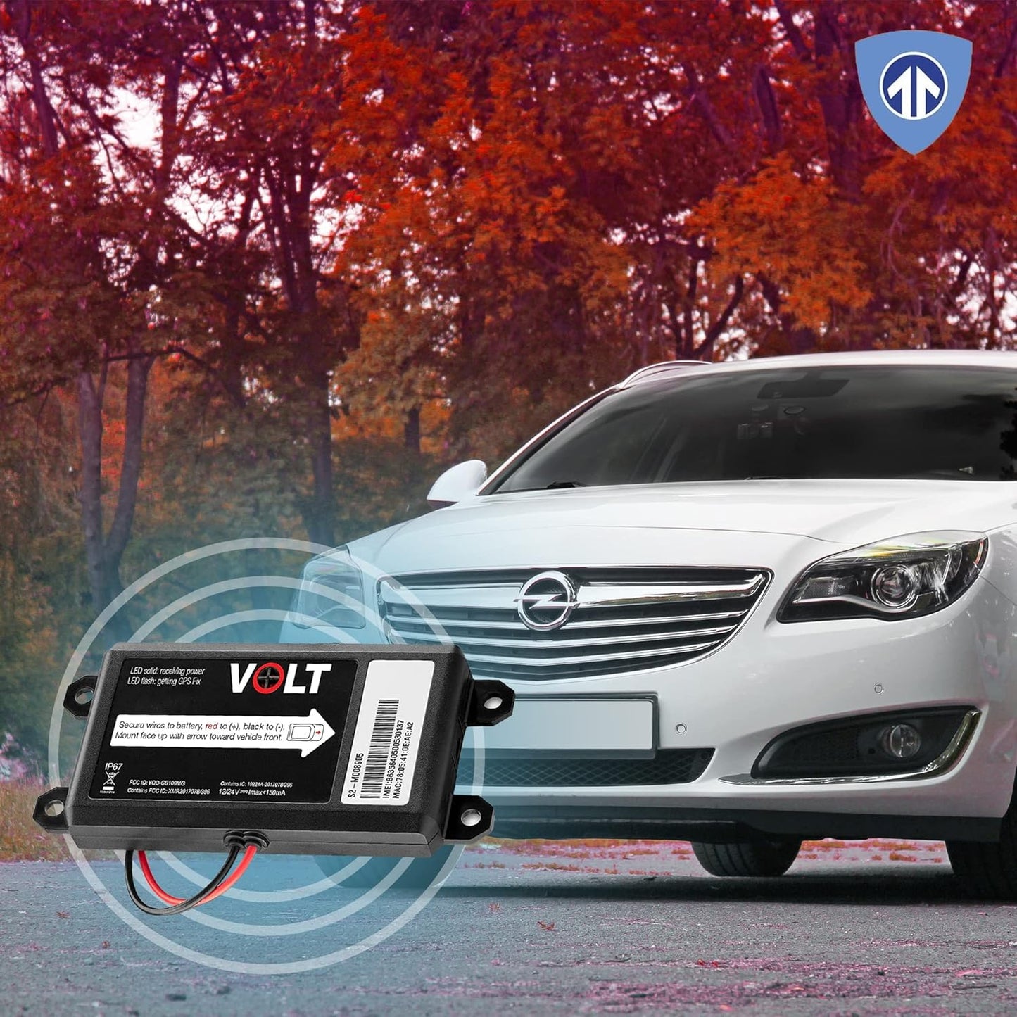 Brickhouse GPS Tracker for Vehicles - Livewire Volt 4G LTE Wired Car Tracker with GPS Tracking & Mapping - Enhance Security with Real-Time 24/7 Surveillance - Easy Installation - Subscription Required