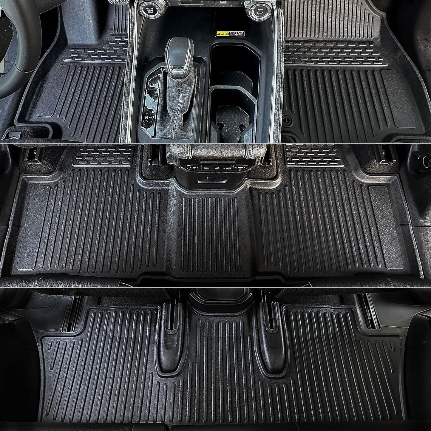 Floor Mats for Grand Highlander Accessories, Cargo Liner with Floor Mats 7 Seater for Toyota Grand Highlander Accessories 2024 2025