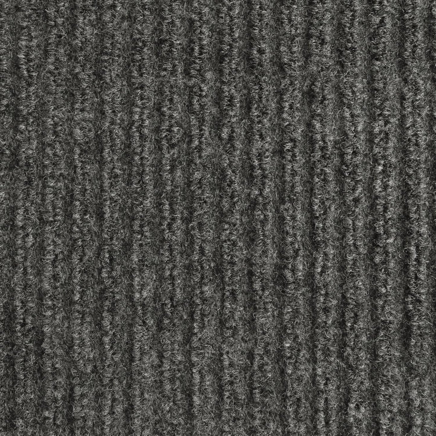 iCustomRug Spartan Weather Warrior Duty Indoor/Outdoor Utility Ribbed in 3ft,4ft,6ft Widths 70 Custom Sizes with Natural Non-Slip Rubber Backing 4'X52' in Charcoal