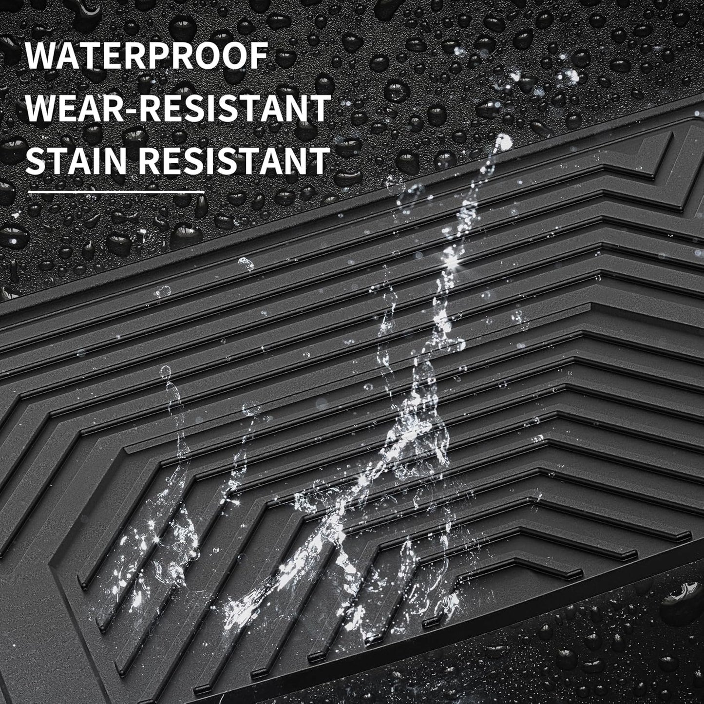 YITAMOTOR Cargo Trunk Mat compatible with Mazda CX-5 2017 2018 2019 2020 2021, All Weather Custom Fit CX-5 Cargo Mat, Black