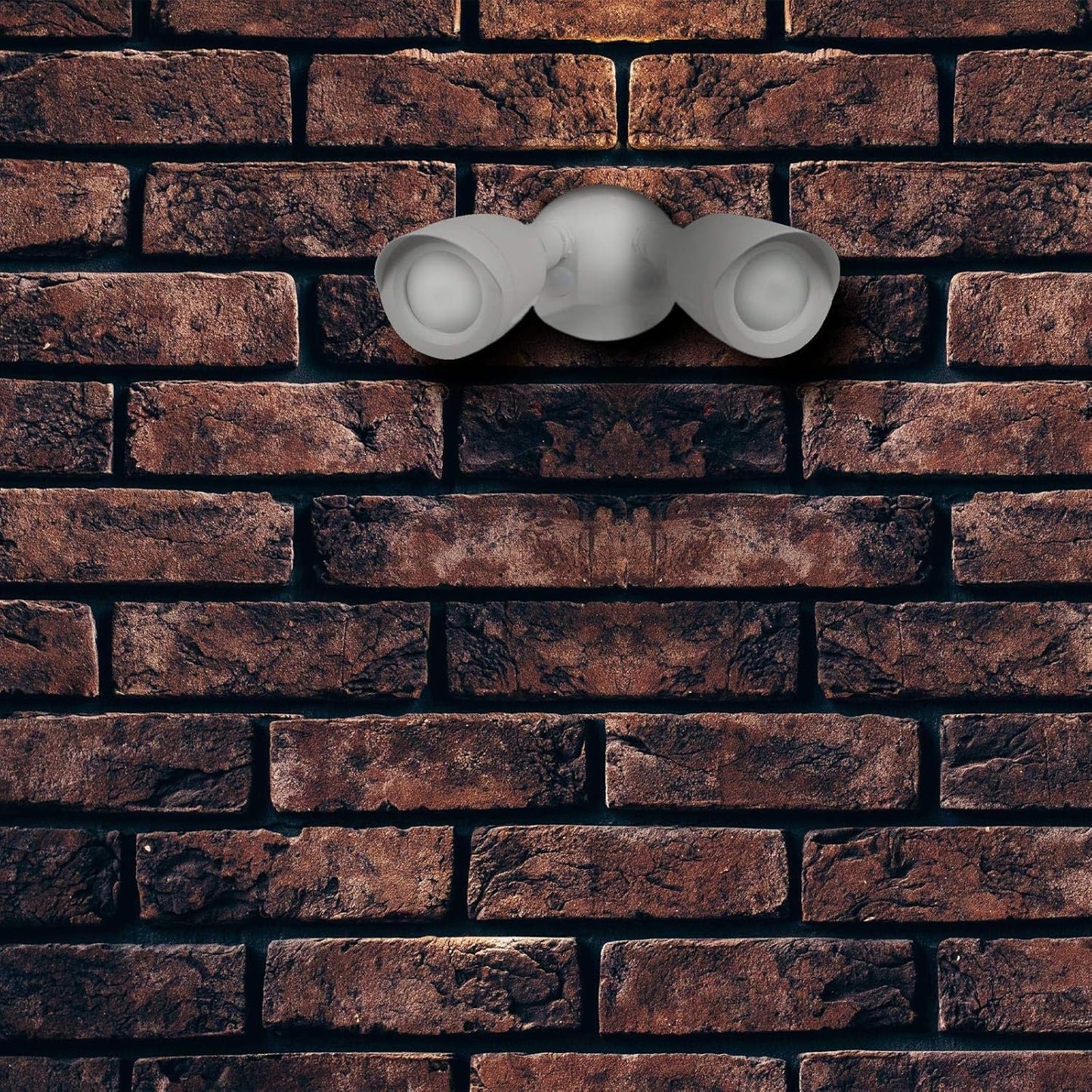 Ciata Flood Lights Outdoor, 20-Watt LED Bullet Head Security Flood Lights, Dual Head, RoHS and FCC Complaint, IP65 Rated, 1900 Lumens, 2KV Surge Protection, Die-Cast Aluminum in White Finish – 4000K